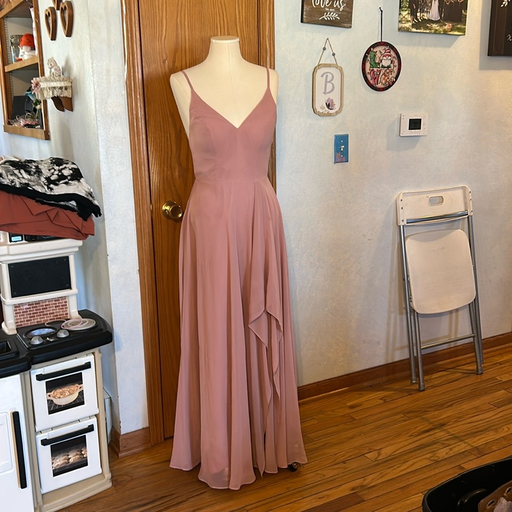 Azazie Dust Rose Bridesmaid Dress- Women’s Size A2